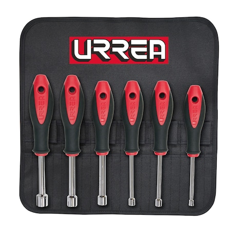 Urrea SAE Nutdriver, Set of 6Pieces 8200
